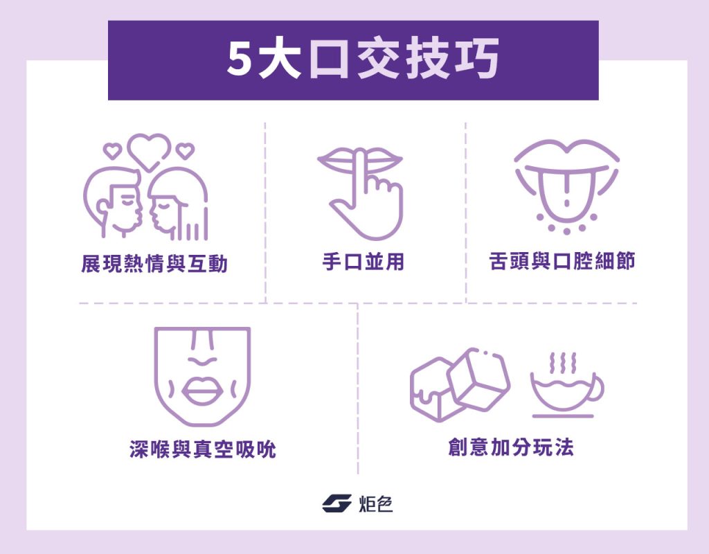 怎麼幫男生口-5大口交技巧